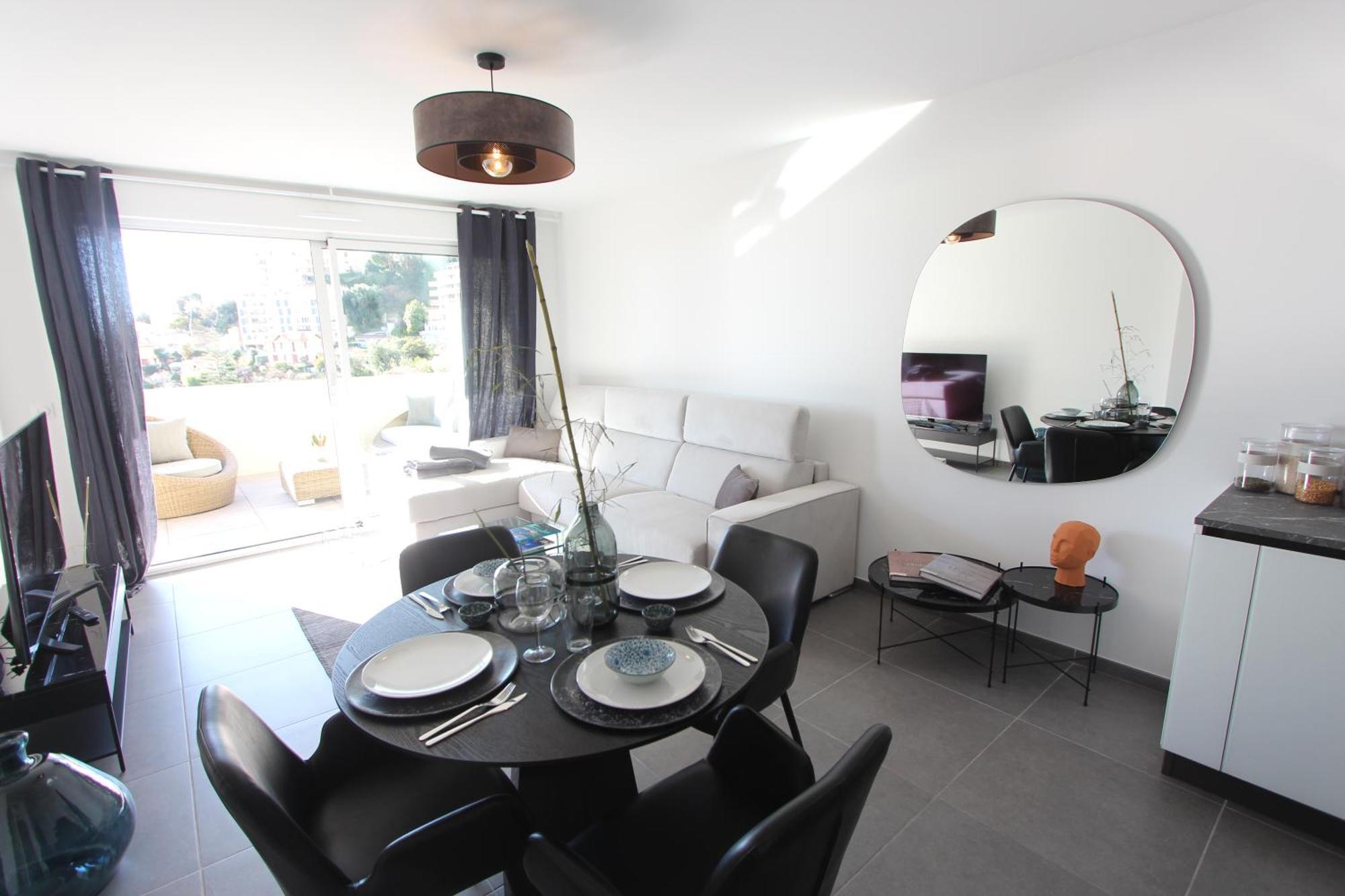 Sun Paradise Seaview&Terrace Parking&Pool Beausoleil Habitación foto