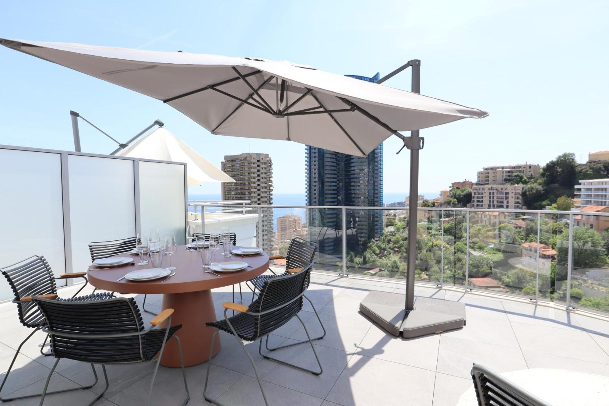 Sun Paradise Seaview&Terrace Parking&Pool Beausoleil Habitación foto